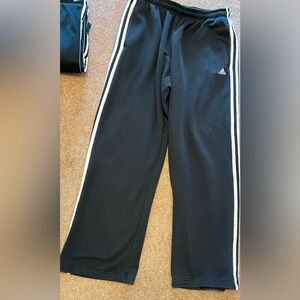 3 - Mens adidas and converse and starter sweat pants.